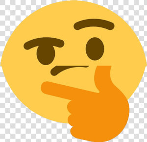 Thnk   Thinking Emoji Transparent Background  HD Png Download