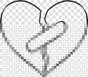 Clip Art How To Draw A   Broken Heart To Draw  HD Png Download