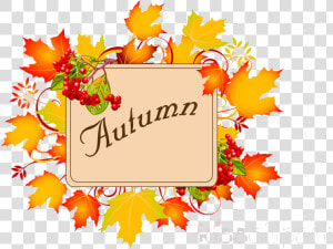 September Autumn Leaf Transparent Image Clipart Free  HD Png Download
