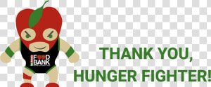 San Antonio Food Bank Hunger Fighter Clipart   Png   Thank You For Your Food Bank Donation  Transparent Png