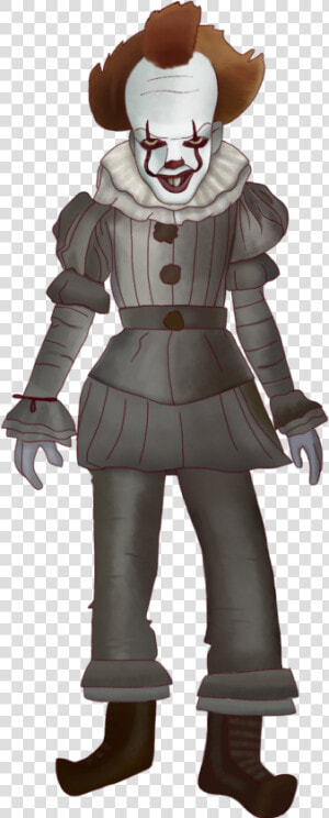 Here We Have Pennywise From The October 2017 Movie   Halloween Costume  HD Png Download