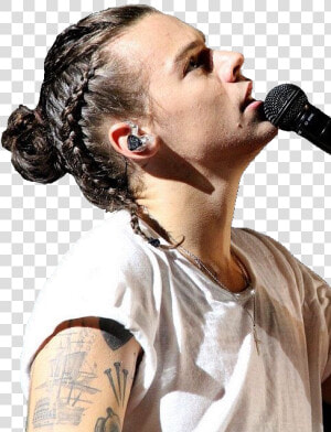 Harry Styles Braid Hair  HD Png Download