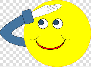 Smiley Emoticon Salute Computer Icons The Finger   Salute Clip Art  HD Png Download