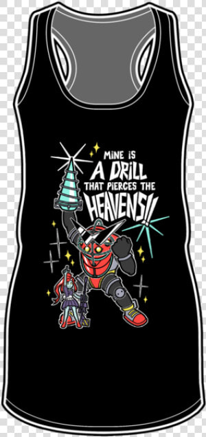 Bio Lagann Racerback Tank Top   Active Tank  HD Png Download