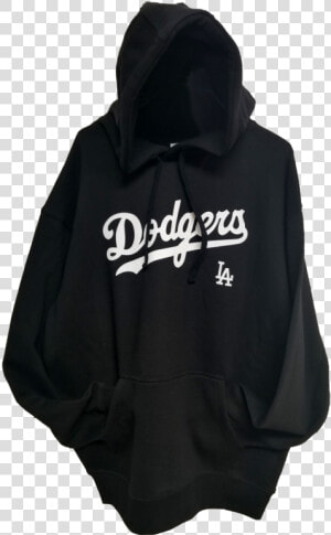 La Dodgers Black Hoodie White Letters   Hoodie  HD Png Download
