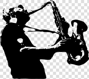 Saxofon Silueta Png  Transparent Png
