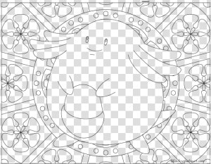 Pokemon Coloring Pages For Adults   Png Download   Pokemon Mandala Coloring Pages  Transparent Png