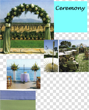 Blue Green Ceremony Pictures  Images And Photos   Arch  HD Png Download