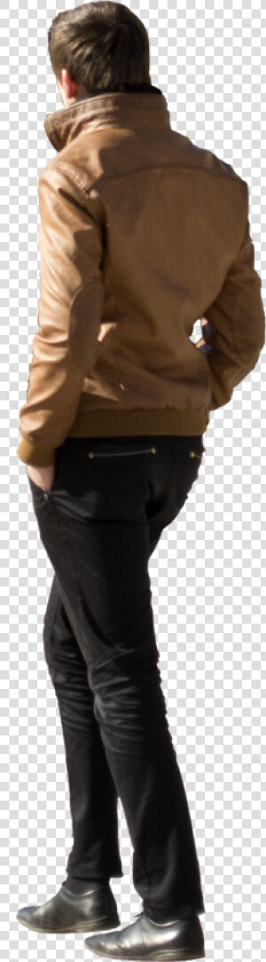 Person Standing Png Back  Transparent Png