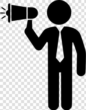 Communication Man Executive Speach   Icon Communication Png  Transparent Png