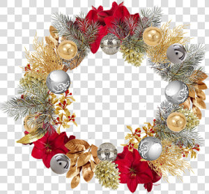 Christmas  Crown  Bowls  Doré  Money  Red Amaryllis   Noel Libre De Droit  HD Png Download