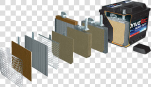 Parts Of A Deep Cycle Battery  HD Png Download