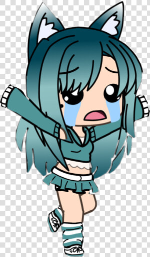  cry  funny  running  ocean  gachalife  awua  freetoedit   Gacha Life Funny Crying  HD Png Download