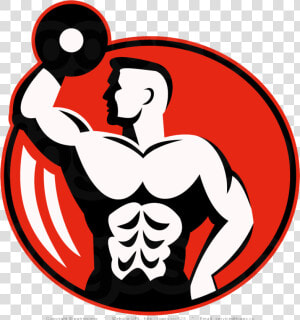 Clipart Bodybuilding Logo Png  Transparent Png