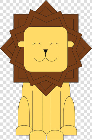 Stylized Cartoon Lion Clip Arts   Binatang Clipart  HD Png Download