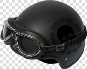 Biker Helmet With First Page Or Die Trying Decal   Hard Hat  HD Png Download