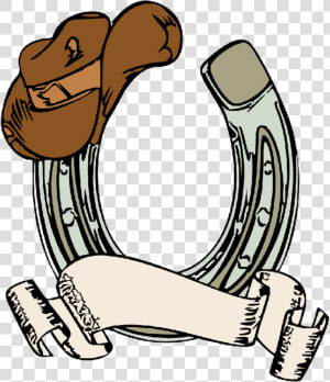 Horseshoe Sticker Clipart   Png Download   Sombrero Vaquero En Vector  Transparent Png