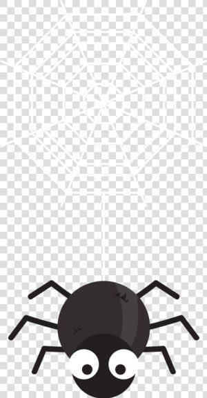 Spider Web Black House Spider   Portable Network Graphics  HD Png Download
