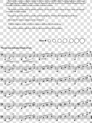 Developing High Register For Tuba Vol   Sheet Music  HD Png Download