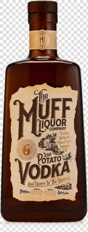 Muff Liquor Company Craft Vodka   Bottle  HD Png Download
