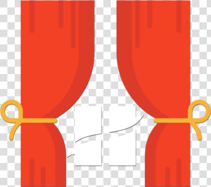 Curtain Clipart Window Blind   Curtain In The Living Room Clip Art  HD Png Download