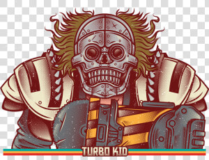 Turbo Kid Skeletron Art  HD Png Download