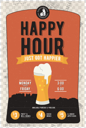 Coopersmith S Happy Hour Daily   Poster  HD Png Download