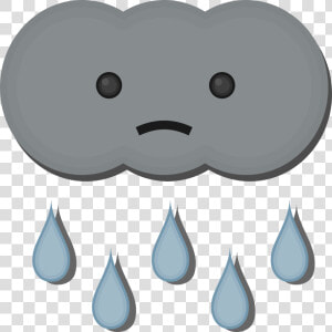 Transparent Storm Clouds Png   Sad Cloud Clipart  Png Download