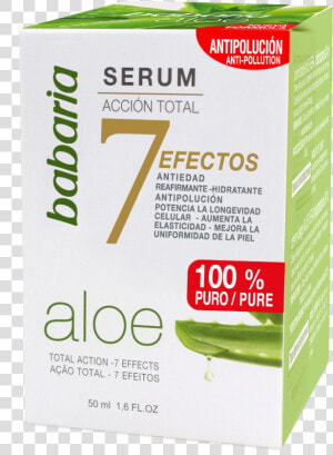 Sérum 7 Efectos De Babaria   Babaria Aloe Vera Baby  HD Png Download