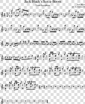 Sax A Boom Sheet Music  HD Png Download