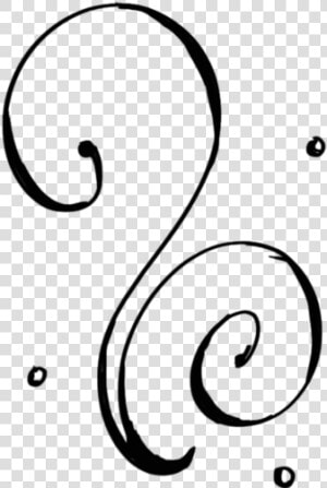 Simple Swirls Cliparts   Line Art  HD Png Download