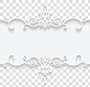 Picture Vector Lace Pattern Frame Illustration Textile   Black And Silver Frame Png  Transparent Png
