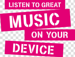 Listen To Great Music On Your Device  HD Png Download