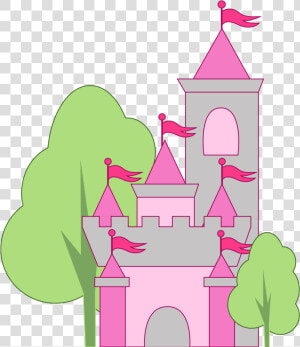 Free Castle Clip Art Free   Princess Castle Cartoon Clipart  HD Png Download