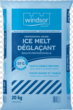 Windsor® Professional Grade Ice Melt   Packaging And Labeling  HD Png Download