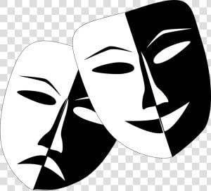 Drama  Comedy And Tragedy  Theater  Performance   Theatre Masks  HD Png Download