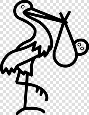 Pelican With Sack   Portable Network Graphics  HD Png Download