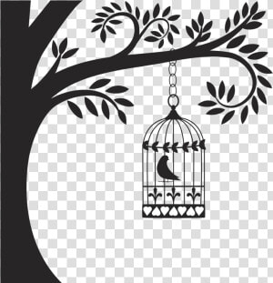 Tree Cage Png Free Stock   Png Bird In A Cage  Transparent Png