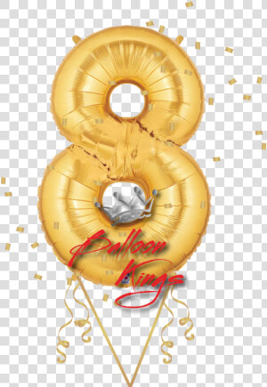 Transparent Eight Clipart   Number 8 Party Balloon  HD Png Download