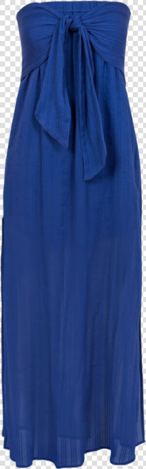 Klein Tess Strapless Dress Blue   Gown  HD Png Download