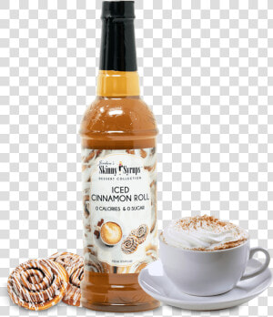 Jordan  39 s Skinny Syrup Iced Cinnamon Roll  HD Png Download