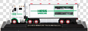 2013 Hess Mini 18 wheeler And Racecars   Train  HD Png Download