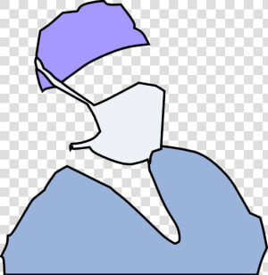 Doctors Clipart Blue   Draw A Doctors Mask  HD Png Download