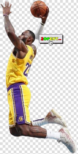 Lebron James Lakers Dunk Nike   Basketball Player  HD Png Download