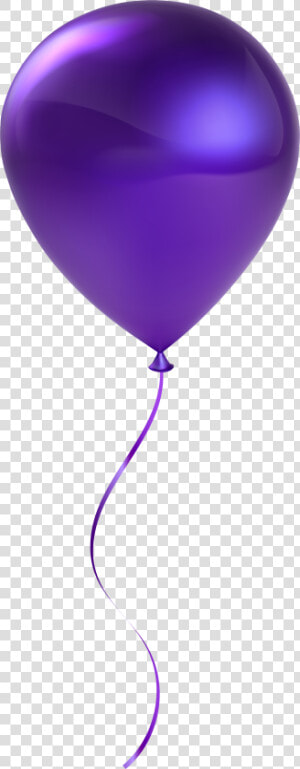 Single Purple Balloon Transparent Clip Artu200b Gallery   Single Transparent Background Balloon Clipart  HD Png Download