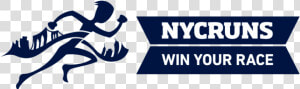 Nycruns Winyourrace Secondary Navy On Transparent   Brooklyn Marathon  HD Png Download