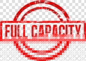 Full Capacity Registration Closed  HD Png Download