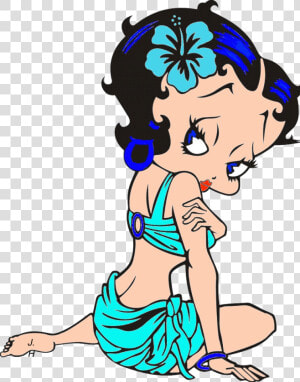 Betty Boop Clipart Hd   Black And White Betty Boop  HD Png Download