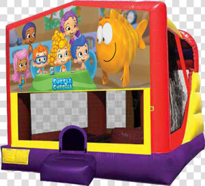 Xl Bubble Guppies Combo   4 In 1 Inflatable Combo  HD Png Download