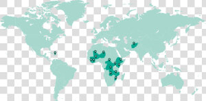Chr World Map 2019 Dark   Flat World Map Transparent  HD Png Download